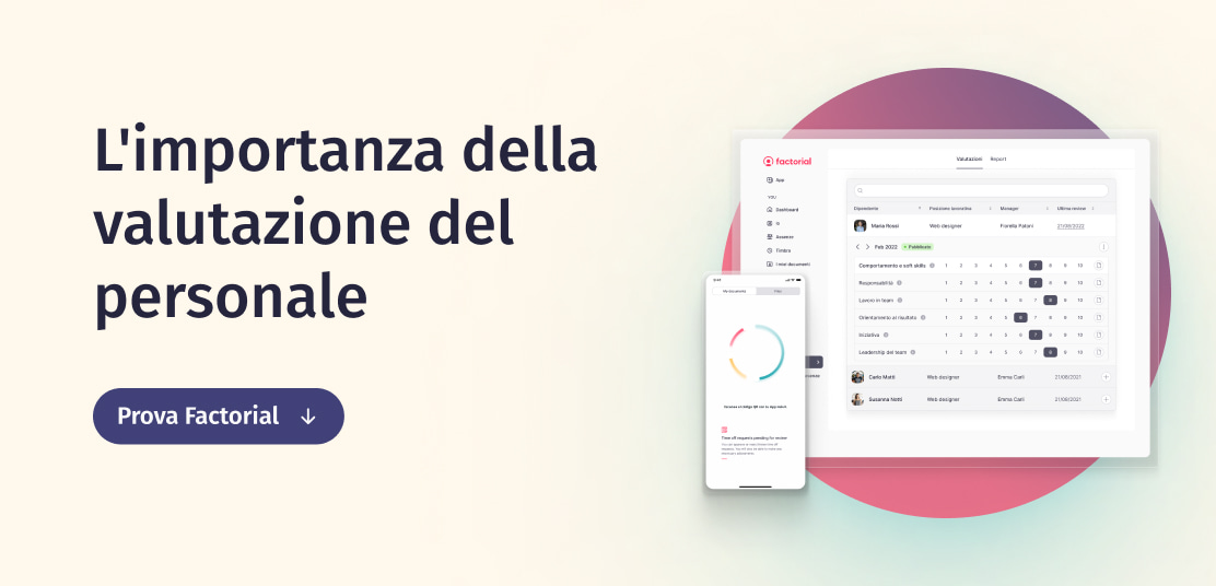 valutazione del personale